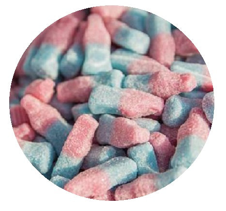 Fizzy Sour Bubblegum Bottles